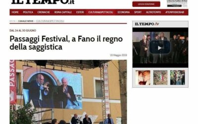 Il Tempo: Passaggi Festival, a Fano il regno della saggistica