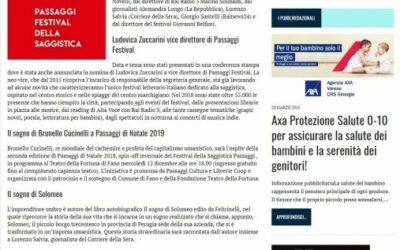 Passaggi Festival della Saggistica Il tema della VII edizione C’era una volta in Europa