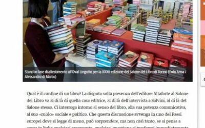 Polemica al Salone del Libro Speciale Belfiori: la censura non è opposizione