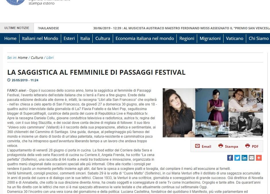 La saggistica al femminile di Passaggi Festival
