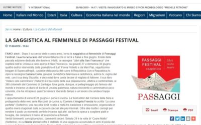 La saggistica al femminile di Passaggi Festival