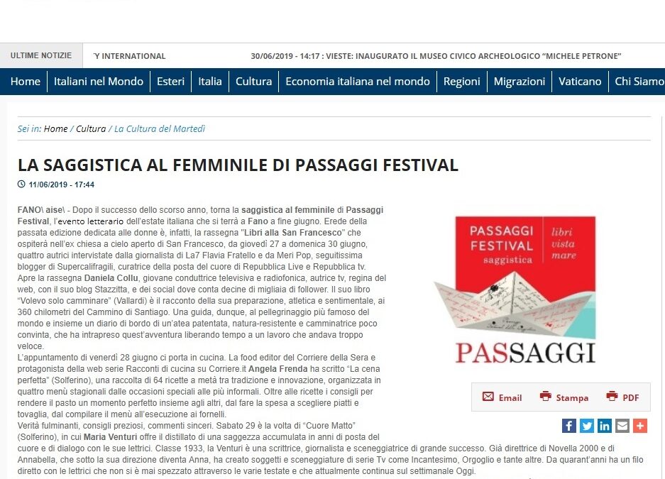 La saggistica al femminile di Passaggi Festival