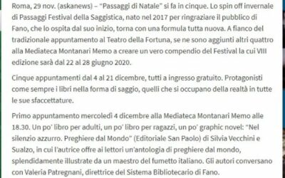 Askanews / Libri, Passaggi di Natale si fa in 5