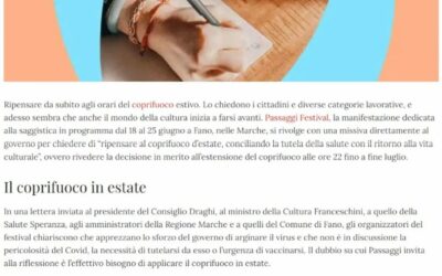 Libreriamo – Coprifuoco, l’appello del mondo della cultura alle istituzioni