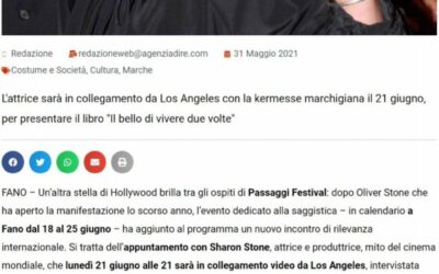 DIRE – Sharon Stone racconta la sua autobiografia al Passaggi Festival di Fano