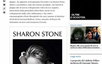 La Repubblica – Sharon Stone (e la sua autobiografia) il 21 giugno a Passaggi Festival di Fano