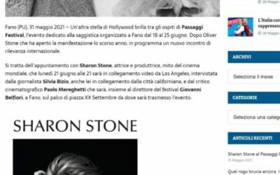 Paese Italia Press.it – Sharon Stone al Passaggi Festival