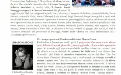 Mete – Passaggi Festival a Fano, cento eventi per la IX edizione. E c’è anche Sharon Stone