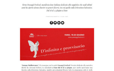 The Travel News – Passaggi festival, una finestra sulla letteratura balcanica