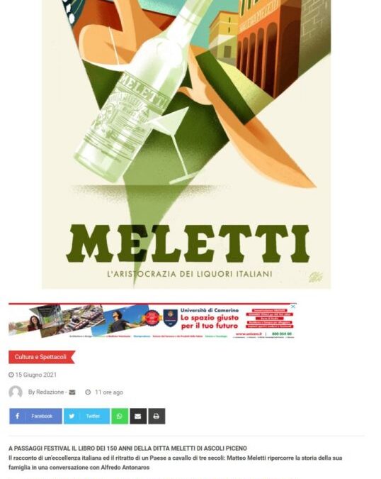 Il Mascalzone.it – Meletti, l’aristocrazia dei liquori italiani