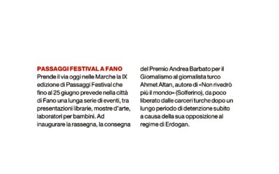 Il Manifesto – Passaggi Festival a Fano