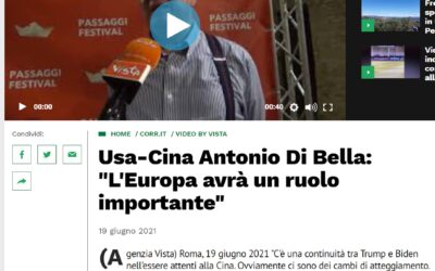 Gruppo Corriere.it – Usa-Cina Antonio Di Bella: “L’Europa avrà un ruolo importante”