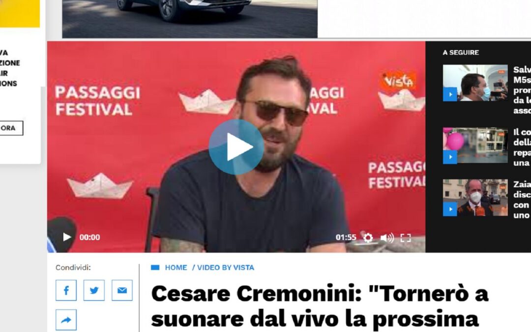 Libero Quotidiano.it – Cesare Cremonini: “Tornerò a suonare dal vivo la prossima estate”