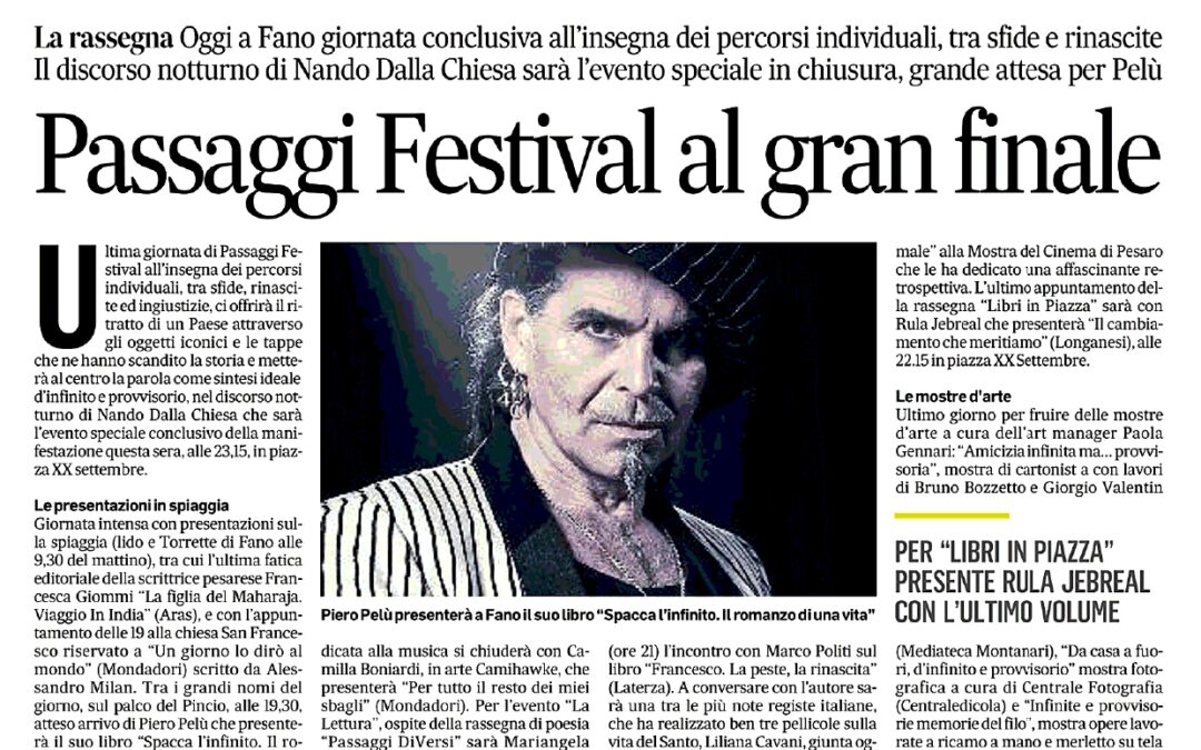 Corriere Adriatico – Passaggi Festival al gran finale