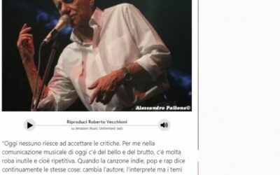 Rockol – Vecchioni: “Se qualcosa deve passare alla storia è Guccini, non Fedez”