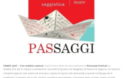 Aise – “Con dubbia ragione”: a giugno la decima edizione di Passaggi Festival