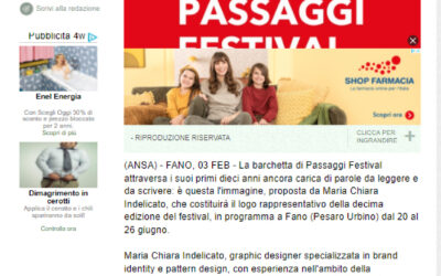 Ansa – Passaggi Festival, Maria Chiara Indelicato firma logo 10 anni