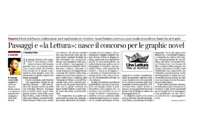 Il Corriere della Sera – Passaggi e “La Lettura”: nasce il concorso per le graphic novel