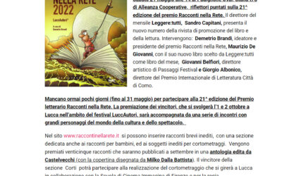 Leggere Tutti – Racconti nella rete al Salone del libro di Torino