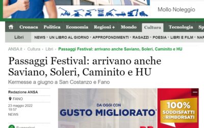 Ansa – Passaggi Festival: arrivano anche Saviano, Soleri, Caminito e HU