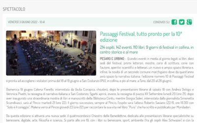 Cronaca Diretta – Passaggi Festival, tutto pronto per la 10ª edizione