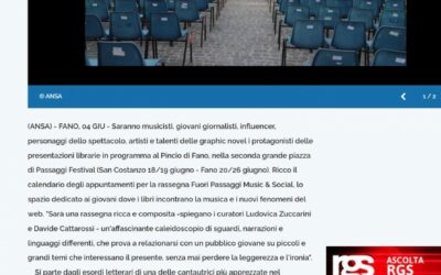 Giornale di Sicilia – Fuori Passaggi Music Social, da Michielin a Saviano