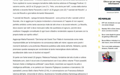 Yahoo Finanza – “Passaggi Festival”: rassegna filosofia-arte a ex Convento Benedettine Fano