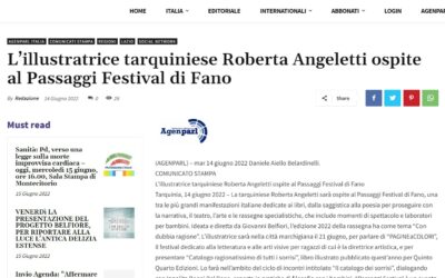 AgenParl – L’illustratrice tarquiniese Roberta Angeletti ospite al Passaggi Festival di Fano