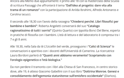 La Milano – Fano, Passaggi: premio giornalistico a Cremonesi