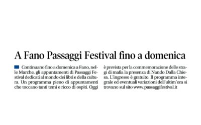 Libero – A Fano Passaggi Festival fino a domenica