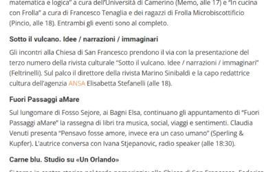 La Milano – Fano, Passaggi Festival: ospiti Alex Schwazer e Niniza Zilli, premiato Francesco Guccini