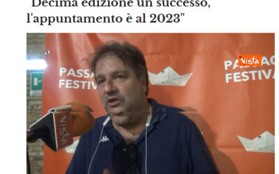 Corriere Adriatico – Il direttore di Passaggi Festival Belfiori: “Decima edizione un successo, l’appuntamento è al 2023”