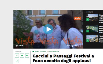 Corriere dell’Umbria – Guccini a Passaggi Festival a Fano accolto dagli applausi