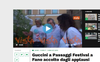 Corriere di Siena – Guccini a Passaggi Festival a Fano accolto dagli applausi