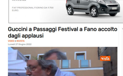 Il Gazzettino.it – Guccini a Passaggi Festival a Fano accolto dagli applausi