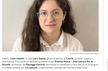 Centro Pagina- Passaggi Festival, a Lara Ineschi la terza edizione del Premio per graphic novel