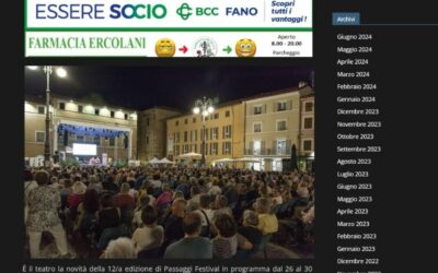 Non Solo Flaminia – Al via Passaggi Festival a Fano, la novità è il teatro