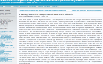 Fidest-A Passaggi Festival le rassegne tematiche su storia e filosofia