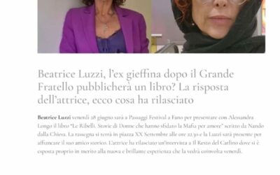 361 Magazine- Beatrice Luzzi pronta a scrivere un libro ecco da dove partirà. La rivelazione