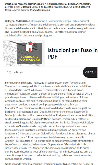 Informazione.it- FANO, a Passaggi Festival della Saggistica, numeri, errori, invenzioni