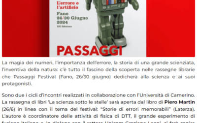 Vivere Fano-Numeri, errori e invenzioni: a Passaggi Festival parla la scienza con Marco Malvaldi, Piero Martin, Giorgio Volpi e Gabriella Greison