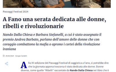 Rainews-A Fano una serata dedicata alle donne, ribelli e rivoluzionarie