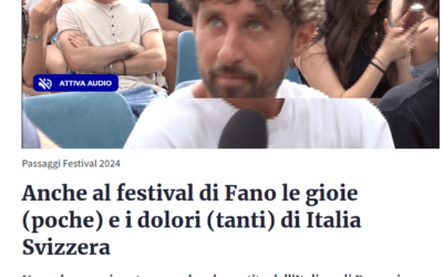 RaiNews-Anche al festival di Fano le gioie (poche) e i dolori (tanti) di Italia Svizzera